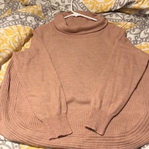 Suéter rose gold with zippers brand new